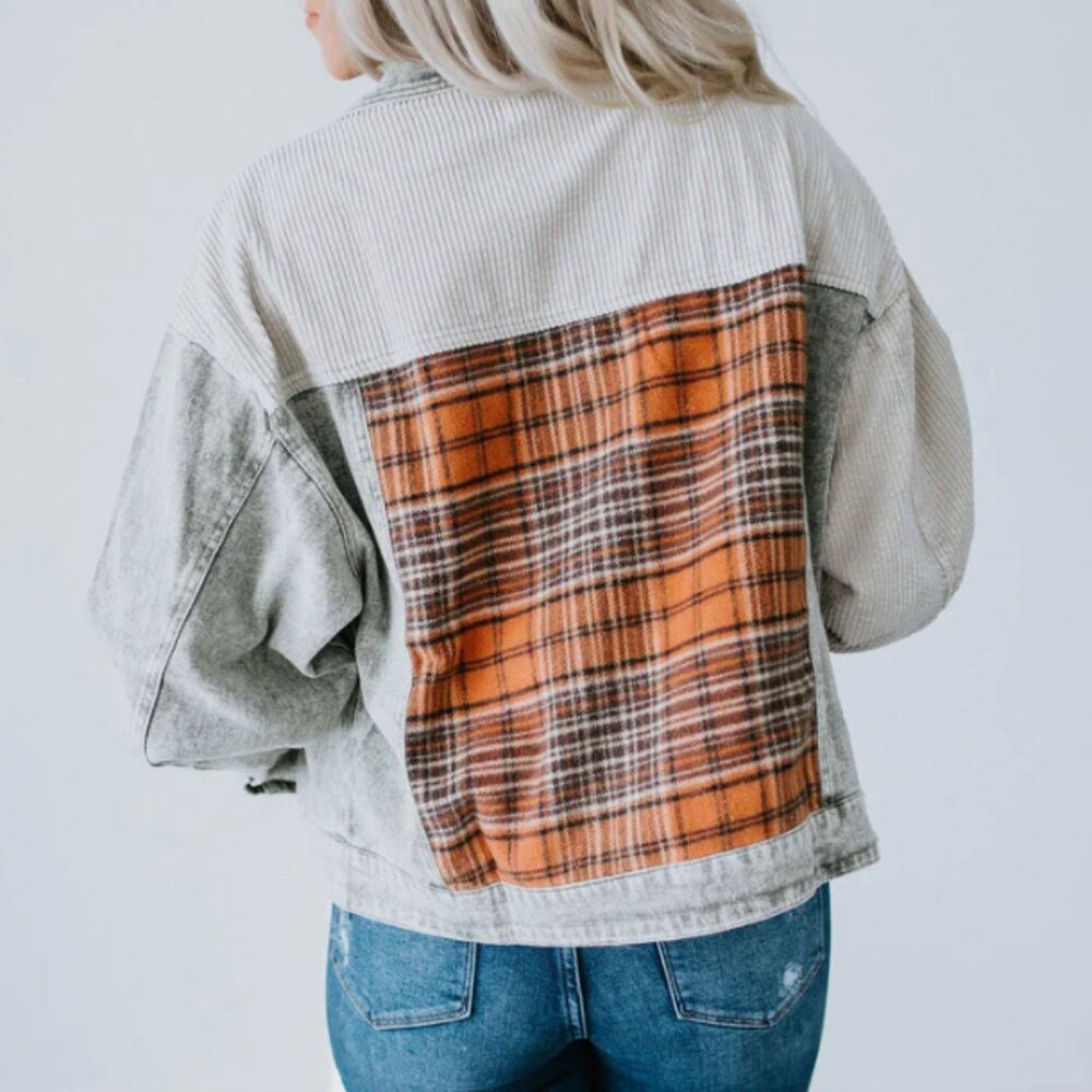 Oli & Halie Patchwork Denim Jacket - image 3